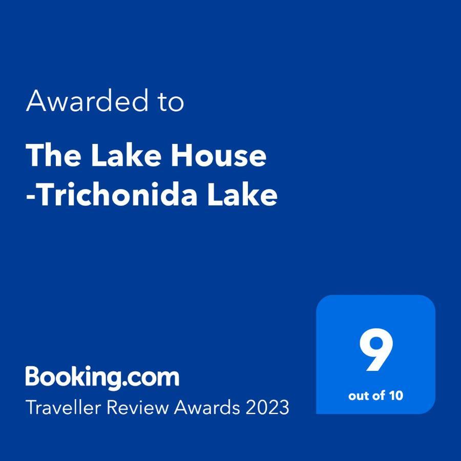 The Lake House" -Trichonida Lake Marathias  Exterior photo